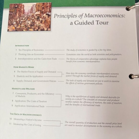 Principles Of Macroeconomics Eighth Edition 2018 Ring Binder N. Gregory Mankiw - Picture 2 of 16